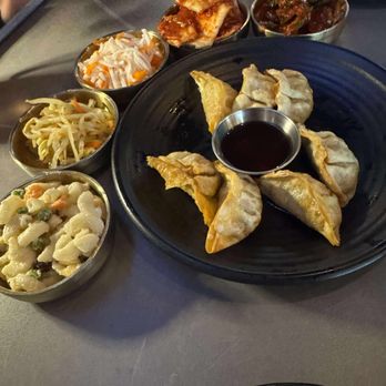 Sura - Crispy Pork Dumplings, Banchan Side Dish (24oz) Individual - Korean Near Me - Long Beach, California Sura - Crispy Pork Dumplings, Banchan Side Dish (24oz) Individual - Korean Near Me - Long Beach, California