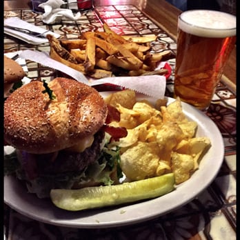 The Thurman Cafe - Bacon cheeseburger, basket of fries and a Sam Adams - Bars Near Me - Columbus, Ohio The Thurman Cafe - Bacon cheeseburger, basket of fries and a Sam Adams - Bars Near Me - Columbus, Ohio