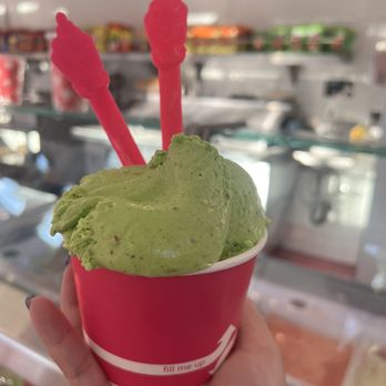 double scoop - soursop and pistachio