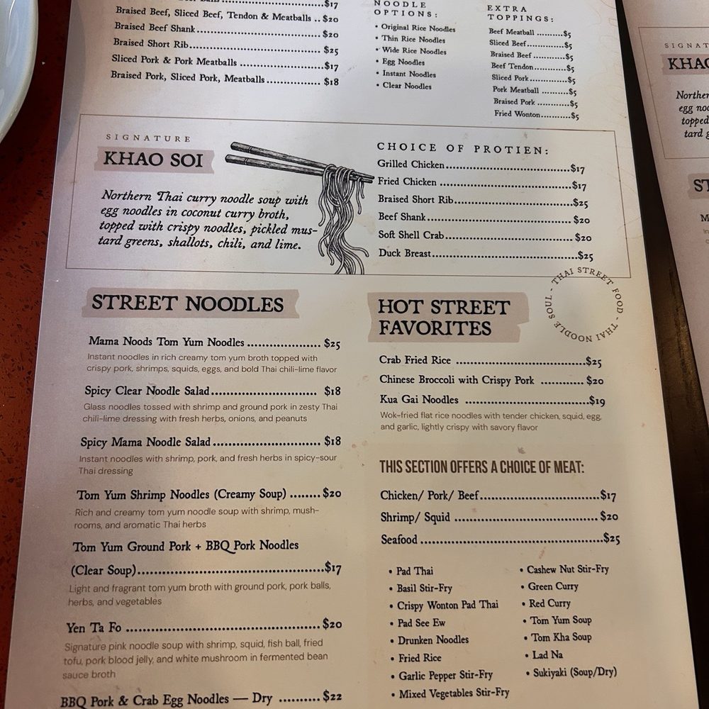 Noods Thai Noodle Soul - Menu - Thai Near Me - Orlando, Florida Noods Thai Noodle Soul - Menu - Thai Near Me - Orlando, Florida