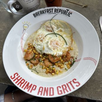 Breakfast Republic - Shrimp and Grits - Breakfast & Brunch Near Me - Irvine, California