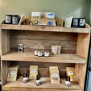 The Grind Cafe - a display of coffees and other products - Cafes Near Me - Eureka, California The Grind Cafe - a display of coffees and other products - Cafes Near Me - Eureka, California