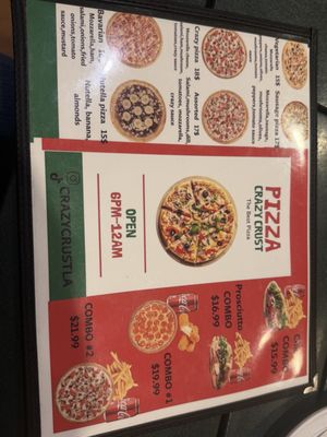Menu photo 2 Crazy Crust Studio City, CA