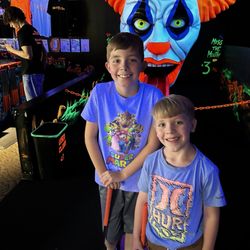 Monster Mini Golf Frisco - Last hole of mini golf