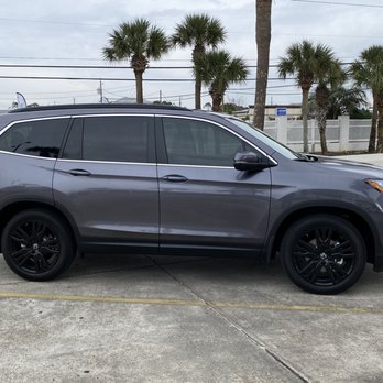 Johnny's Tint Station - Finished Johnny's Tint Job on 2022 Limited Edition Honda Pilot - Car Window Tinting Near Me - Panama City, Florida Johnny's Tint Station - Finished Johnny's Tint Job on 2022 Limited Edition Honda Pilot - Car Window Tinting Near Me - Panama City, Florida