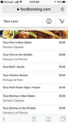 Menu photo 8 Taco Loco Cabo San Lucas, BCS