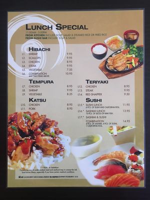 Menu photo 2 E Sushi & Grill Apollo Beach, FL