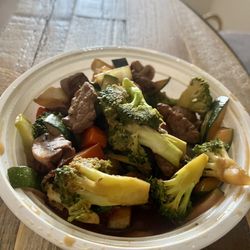 Sushi King - Hibachi steak and vegetables