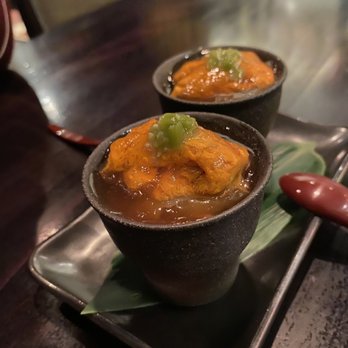 Kinjiro - Uni, blue crab, scallop with ponzu jelly - Izakaya Near Me - Los Angeles, California