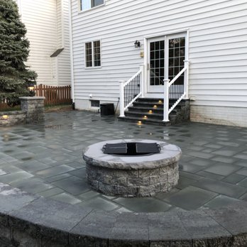 Newkirk Services - Paver patio, fire pit, and steps. - Masonry/Concrete Near Me Newkirk Services - Paver patio, fire pit, and steps. - Masonry/Concrete Near Me