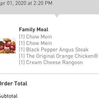 Panda Express - Here is my order as I placed it - Fast Food Near Me - Fort Myers, Florida Panda Express - Here is my order as I placed it - Fast Food Near Me - Fort Myers, Florida