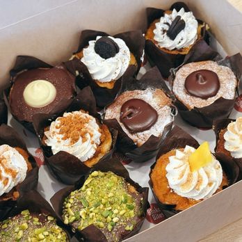 Binka Bites - Millbrae - From left to right: Choco Bavarian, Oreo Bliss, Churro Biscoff, Nutella, Dubai Chocolate and Mango Cream - Desserts Near Me - Millbrae, California Binka Bites - Millbrae - From left to right: Choco Bavarian, Oreo Bliss, Churro Biscoff, Nutella, Dubai Chocolate and Mango Cream - Desserts Near Me - Millbrae, California