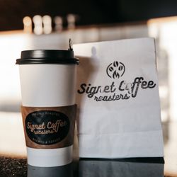 Signet Coffee Roasters - You can easily get your order to go!