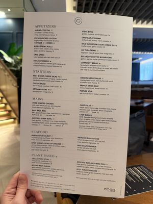 Menu photo 1 Chop Steakhouse & Bar Toronto, ON