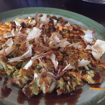 Marumen - This is the seafood okonomiyaki. It's more Korean style (pretty thin like seafood pancake). But it's tasty! - Ramen Near Me - Fairfax, Virginia Marumen - This is the seafood okonomiyaki. It's more Korean style (pretty thin like seafood pancake). But it's tasty! - Ramen Near Me - Fairfax, Virginia