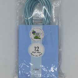 Baby Blue Mini Kraft Bags