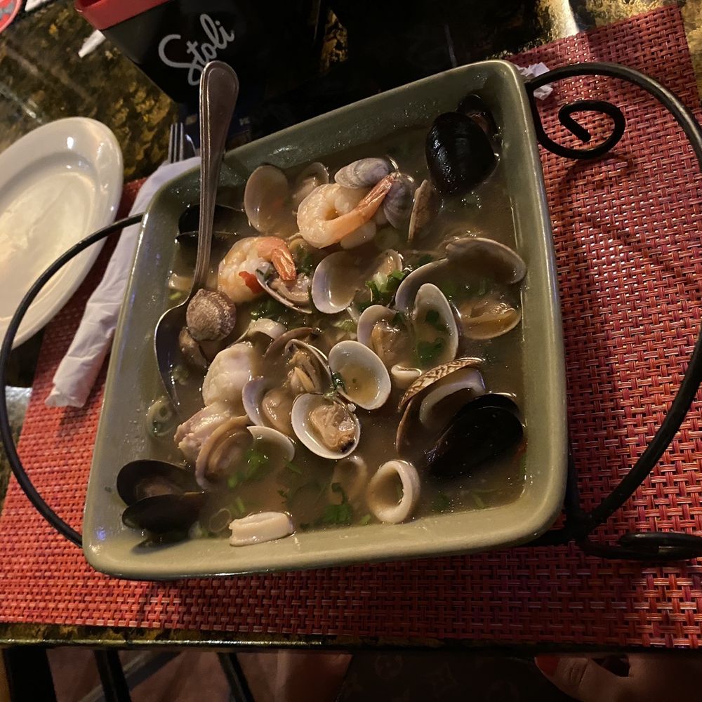 Thai Excursion - a bowl of seafood and clamsel soup - Thai Near Me - Warwick, Rhode Island Thai Excursion - a bowl of seafood and clamsel soup - Thai Near Me - Warwick, Rhode Island