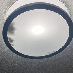 Holiday Inn Express & Suites Starkville - Ceiling light with funky looking stuff inside