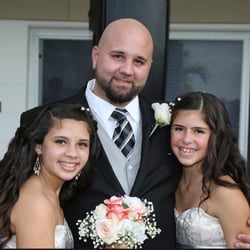 By Imagine Photography - Groom with Maid of Honors