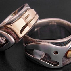 Benchmark Jewelers - Totem rings by Stone Parker.