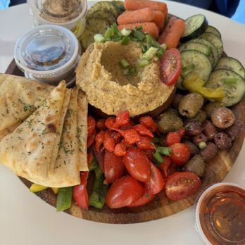 Ali Baba - Hummus Platter - Mediterranean Near Me - Spartanburg, South Carolina