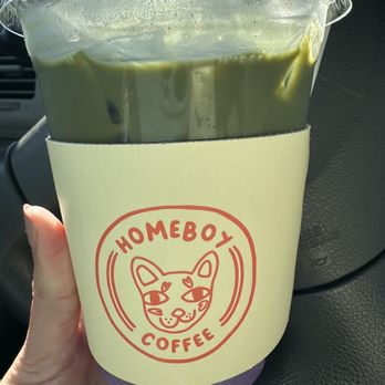 Homeboy Coffee - Ube matcha latte - Coffee & Tea Near Me - Artesia, California