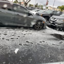 Walmart Pharmacy - Wow - sleet in the parking lot!