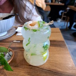 Lychee mohito