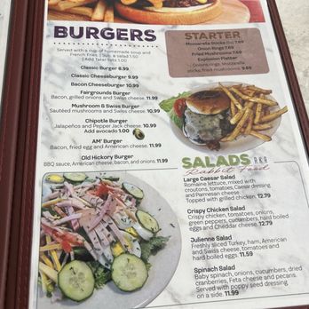 Fairgrounds Cafe - Menu Dec 2024 - Breakfast & Brunch Near Me - Springfield, Illinois