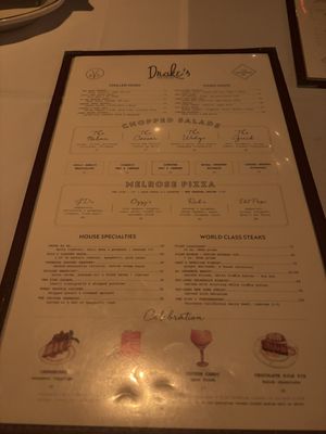 Menu photo 4 Drake's Hollywood Houston, TX