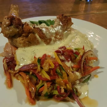 1909 - Pan seared chicken with mash answer seasonal veggies. - Bars Near Me - Temecula, California