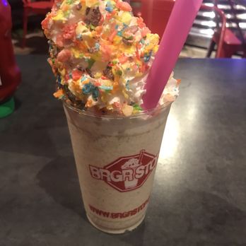 Brgr Stop - Fruity Pebbles Milkshake - Burgers Near Me - Coconut Creek, Florida