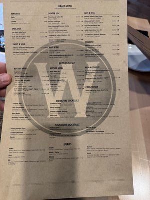 Menu photo 2 Wissota Chophouse - Chippewa Falls Chippewa Falls, WI
