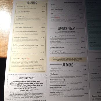 Pizza Express - Menu - Pizza Near Me - London, XGL