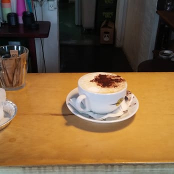 Kaffe Kaffe - Færdigt resultat ... old school med kakao. - Cafes Near Me - København