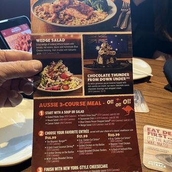 Outback Steakhouse - Menu - Steakhouses Near Me - Palm Harbor, Florida Outback Steakhouse - Menu - Steakhouses Near Me - Palm Harbor, Florida