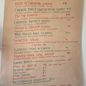Biscuits BBQ - Menu 12/14/24 - hard to choose. What a lineup! - Barbeque Near Me - Napa , California