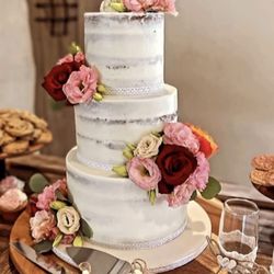 Cucamonga Cakery - Not just beautiful, but very delicious wedding cake!