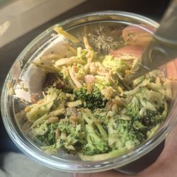 Safeway - brocolli salad (the sauce to veggie ratio has been better , but it always tastes so fresh regardless)!