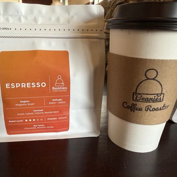 Beanies Coffee Roaster - Espresso roasted beans with a roasted date, that's how you know it's fresh! - Coffee Roasteries Near Me - Bakersfield, California Beanies Coffee Roaster - Espresso roasted beans with a roasted date, that's how you know it's fresh! - Coffee Roasteries Near Me - Bakersfield, California