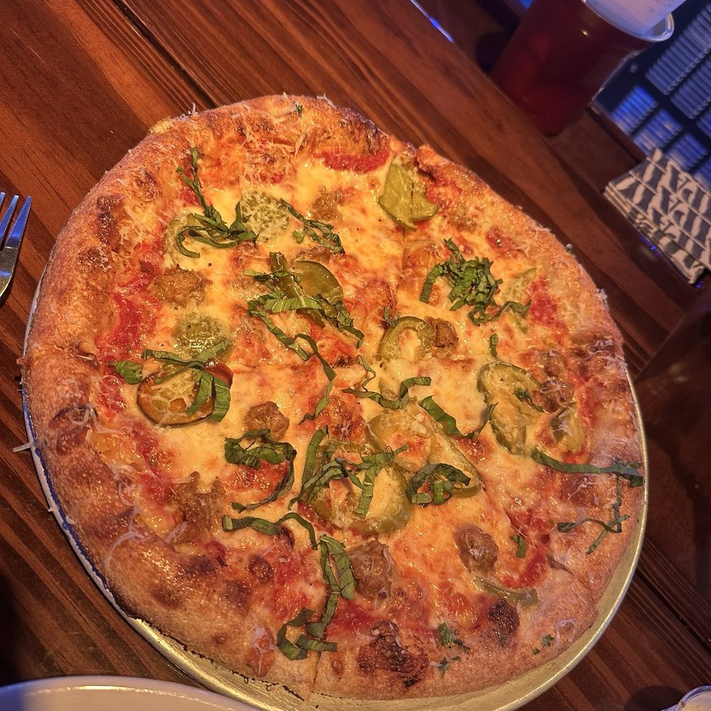 Bubba's 33 - Spicy Italian Sausage Pizza - American Near Me - Tempe, Arizona