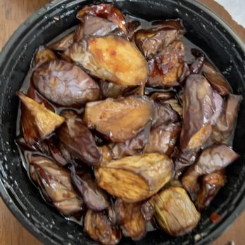 Sichuan River - Eggplant in Garlic Sauce - Szechuan Near Me - Austin, Texas