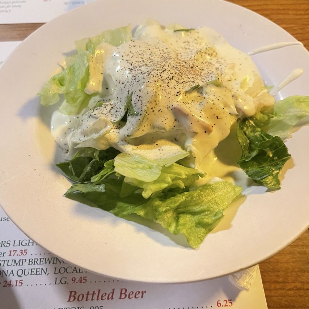 Vince's Spaghetti - House salad with ranch dressing - Italian Near Me - Ontario, California