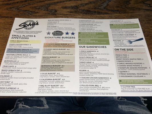 Menu photo 2 Schu's Grill & Bar St. Joseph, MI Menu photo 2 Schu's Grill & Bar St. Joseph, MI