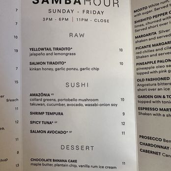 Sushisamba - Happy hour 07/2025 - Asian Fusion Near Me - Las Vegas, Nevada