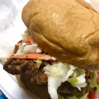 Rusty Pot Café - Peck & Pluck's Famous Chicken Sandwich - OMG, hands down the best I've ever eaten!  Yum! - Breakfast & Brunch Near Me - Inglewood, California