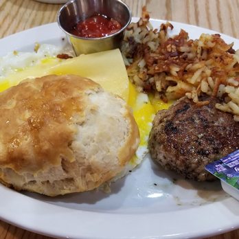 Young Cardinal Cafe - Special with sausage patty and a biscuit - Breakfast & Brunch Near Me - Winston-Salem, North Carolina Young Cardinal Cafe - Special with sausage patty and a biscuit - Breakfast & Brunch Near Me - Winston-Salem, North Carolina