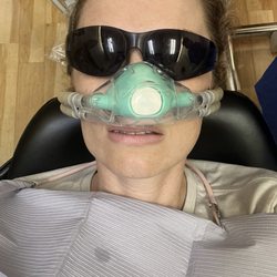 Alsbury Dental - This is during the numbing process where i had to take many breaks & did not feel rushed or pressured.