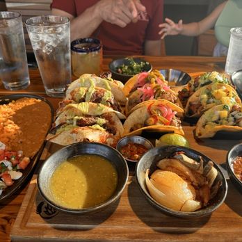 Ma Cualli - Taco flight. I believe we got the ribeye steak, Al Pastor, and Carnitas. - Mexican Near Me - Rapid City, South Dakota Ma Cualli - Taco flight. I believe we got the ribeye steak, Al Pastor, and Carnitas. - Mexican Near Me - Rapid City, South Dakota