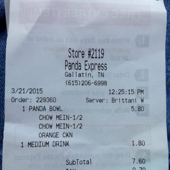 Panda Express - Orange Chicken & Chow Mein - Chinese Near Me - Gallatin, Tennessee